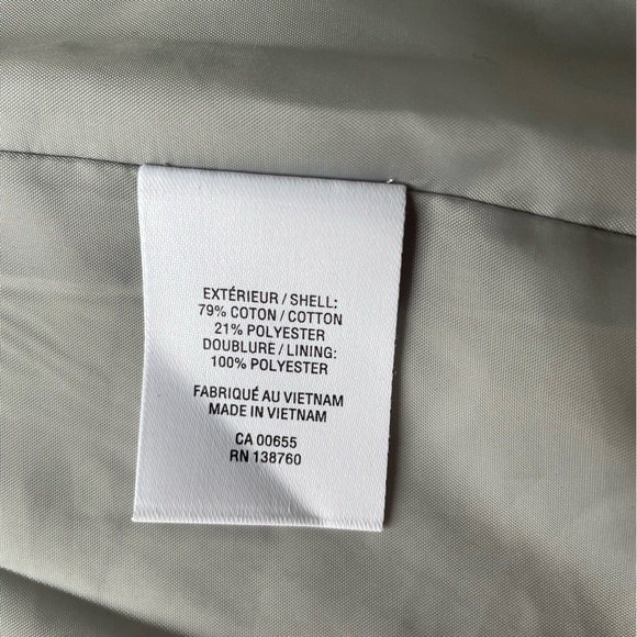 Reitmans size 4 open front gray herringbone blazer - Picture 4 of 7